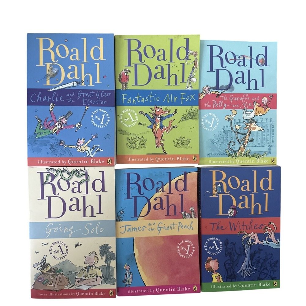 Roald‎ Dahl Childrens Book Collection 6 Books Quentin Blake Illustrations